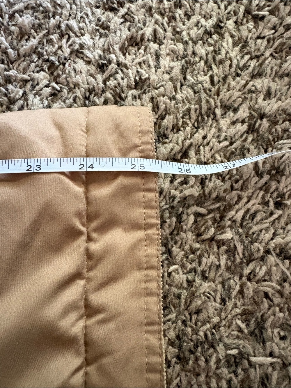 Tan Oversized Barn Chore Coat Corduroy Collar XL Vintage - Picture 7 of 7